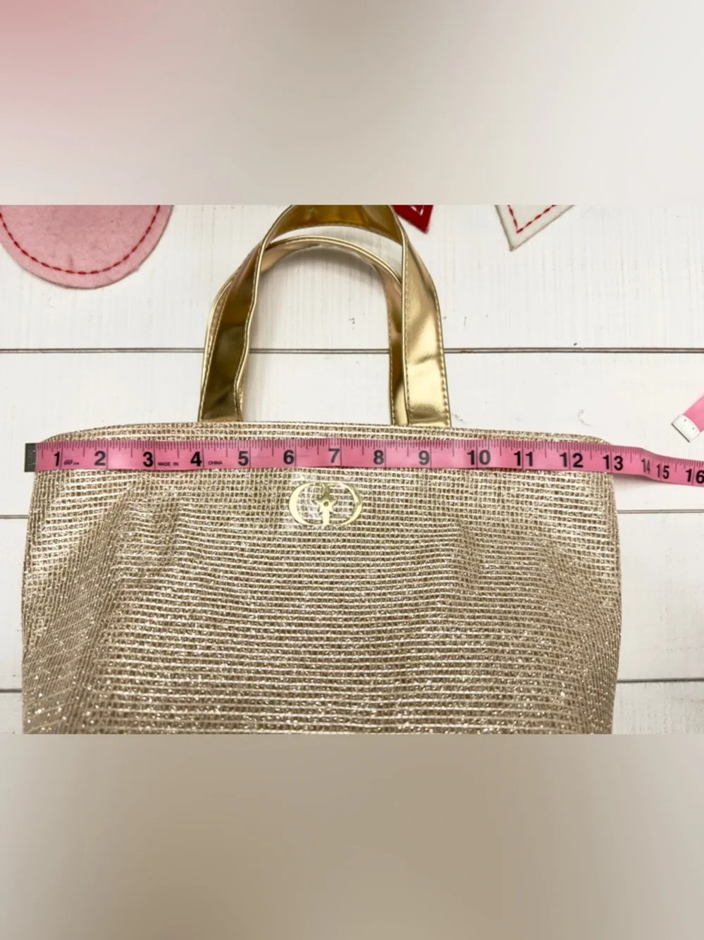 LAST 1- Dior Beauty Exclusive Gold Tote Bag